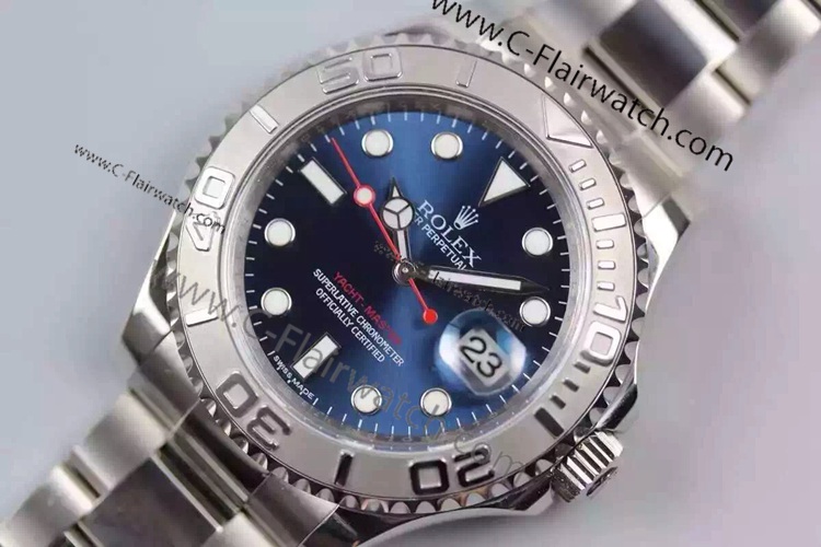 New Upgraded replica Rolex Yachtmaster SS Blue watch New Upgraded replica Rolex Yachtmaster SS Blue watch